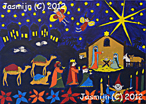 Kerststal, Jasmijn ©2012